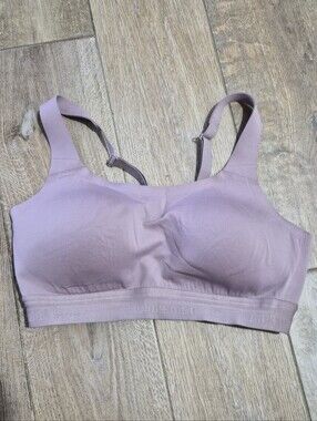 Lululemon Fine Form High Support Bra Rose Blush Size 34C